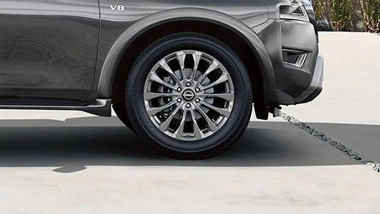 2023 Nissan Armada wheel and tire | Mathews Nissan of Paris in Paris TX